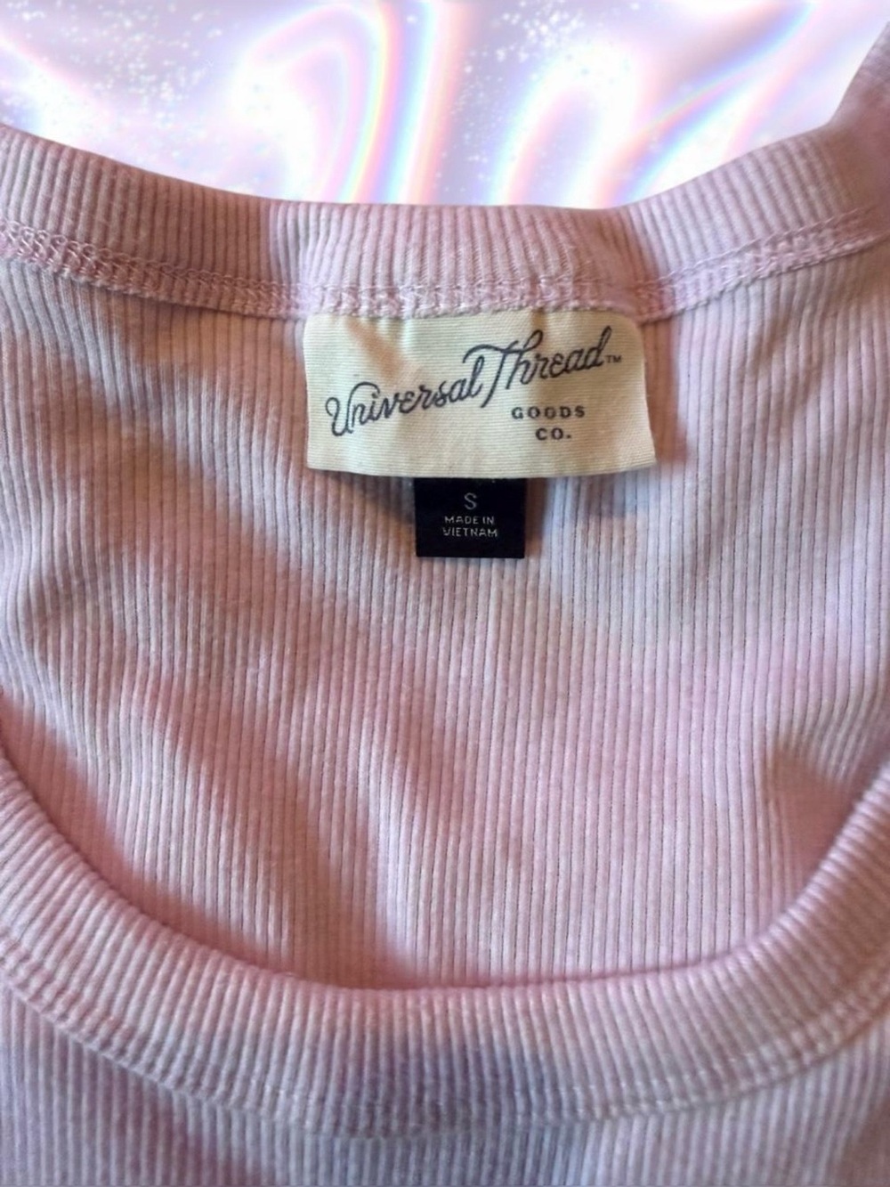 Universal Thread Lavender Ribbed Tank Top - Picture 3 of 5
